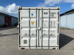 10-Fuß-Container, Cremeweiß RAL 9001 | Lagerhalle aus Cortenstahl – Bild 2
