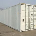 40-Fuß-High-Cube-Transportcontainer, weiß | RAL 9010, sofort lieferbar