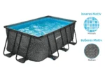 Marimex Frame Pool Premium 400x215x122 cm - Rattanoptik – Bild 3
