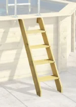 Karibu Holzpool Modell X4 Pool aus Holz, Natur – Bild 3
