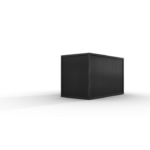 Bürocontainer isoliert, 4100 x 2160 x 2540 mm (L x B x H), inkl. Elektropaket, 1 Fenster, Lackierung RAL 7016 anthrazit - Variante 1 – Bild 3