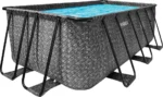 Marimex Frame Pool Premium 400x215x122 cm - Rattanoptik – Bild 4